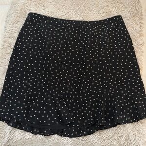 Madewell silk star skirt